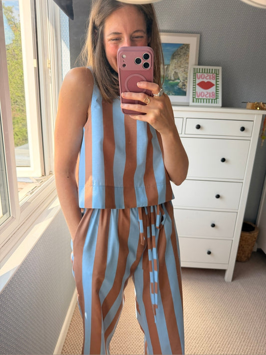 Wide leg/vest Co ord 8/10