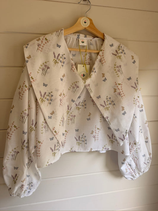 Grimstead Top by Made by SJP, ready made from preloved fabric, size 12/14