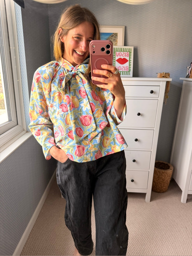 Romsey Top by Made by SJP, custom made to order from preloved fabric