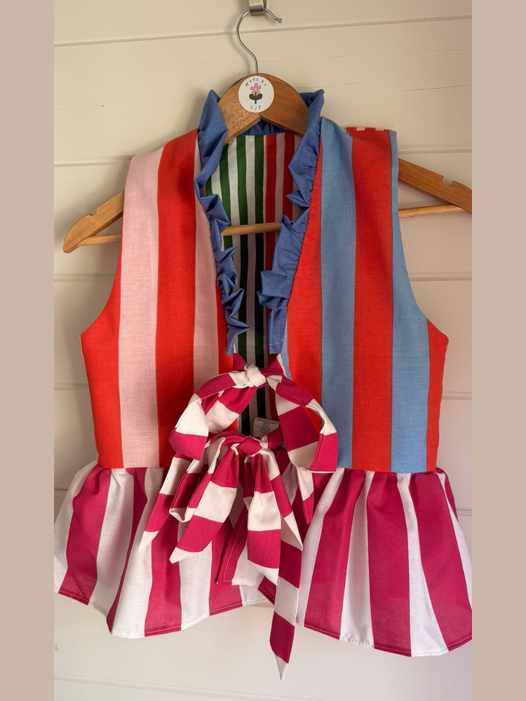 Mix and Match stripey Devizes top