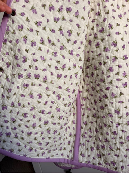 Pitton Jacket in size Small by Made by SJP, made from a preloved quilt