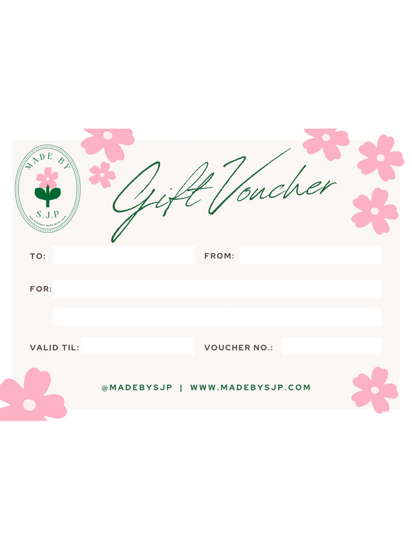 Made by SJP gift card