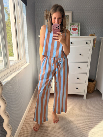Wide leg/vest Co ord 8/10