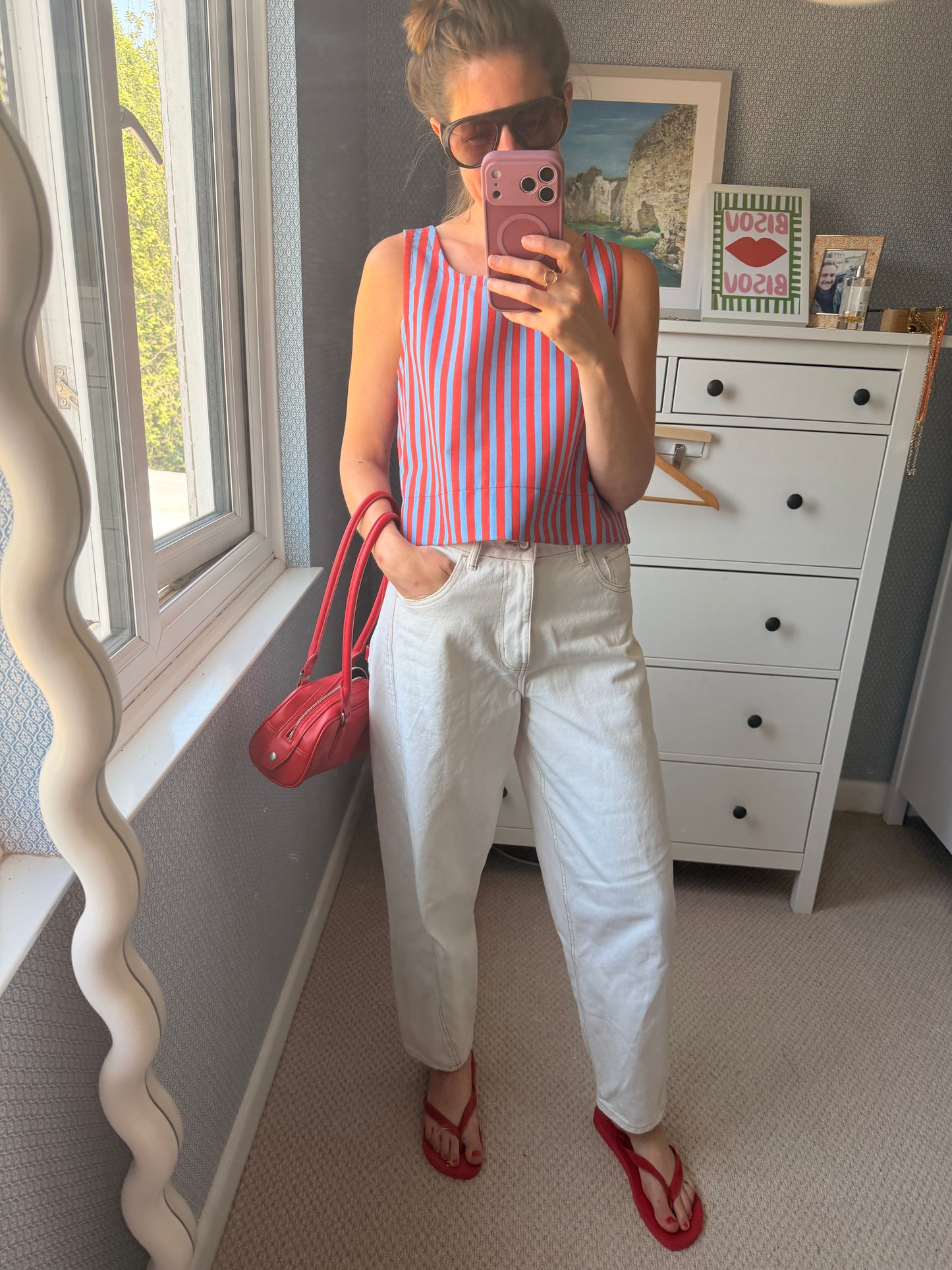 Wide leg/vest Co ord 8/10