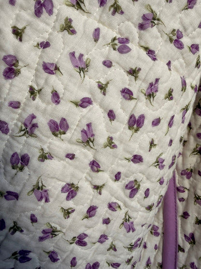 Pitton Jacket in size Small by Made by SJP, made from a preloved quilt