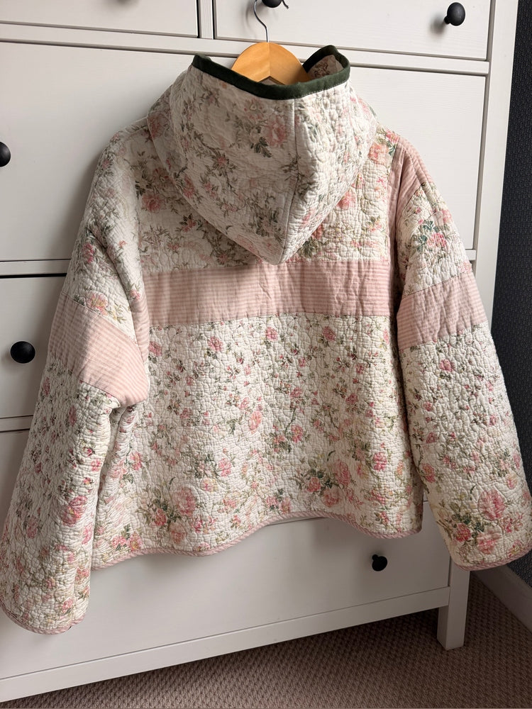 Cotswold Hoody by Made by SJP, made from a preloved quilt