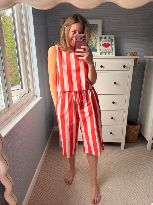 Wide leg/vest Co ord 8/10