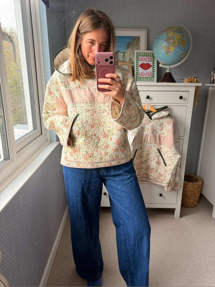 Cotswold Hoody by Made by SJP, made from a preloved quilt