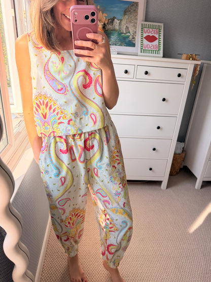 India trousers & vest top 10/12