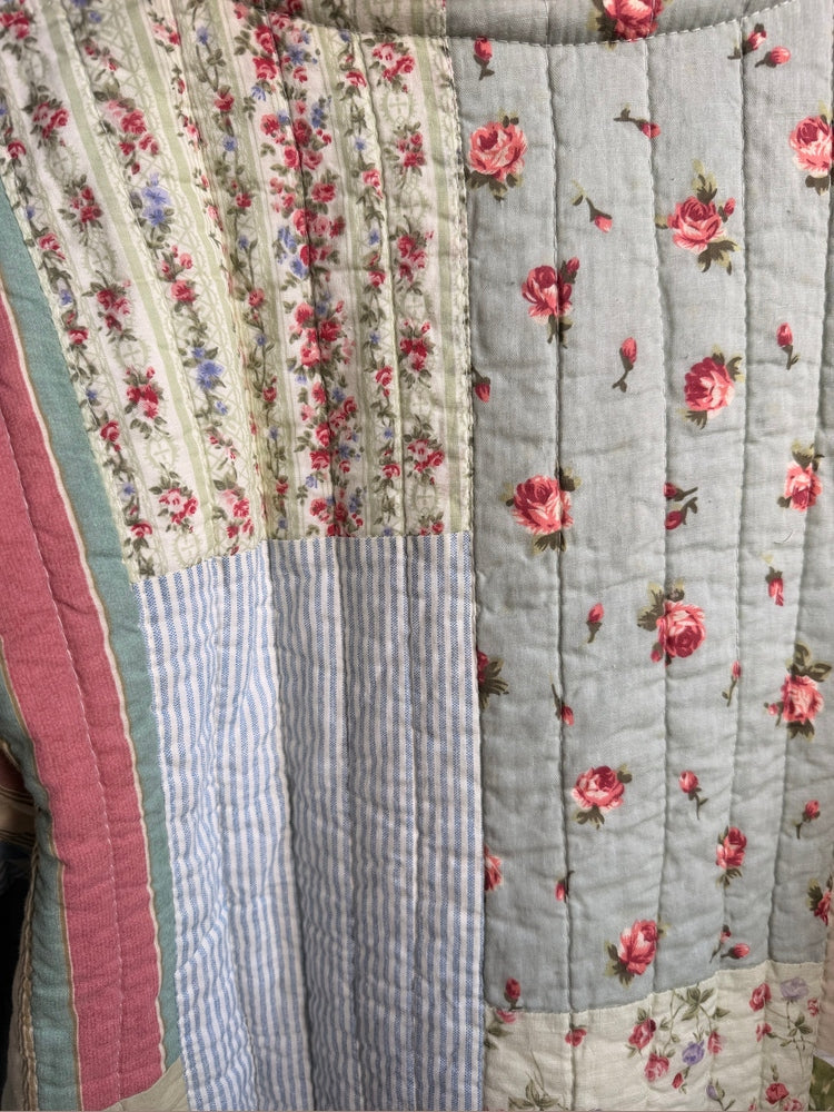 Pitton Jacket in size Medium by Made by SJP, made from a preloved quilt