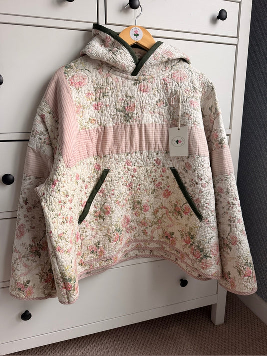 Cotswold Hoody by Made by SJP, made from a preloved quilt
