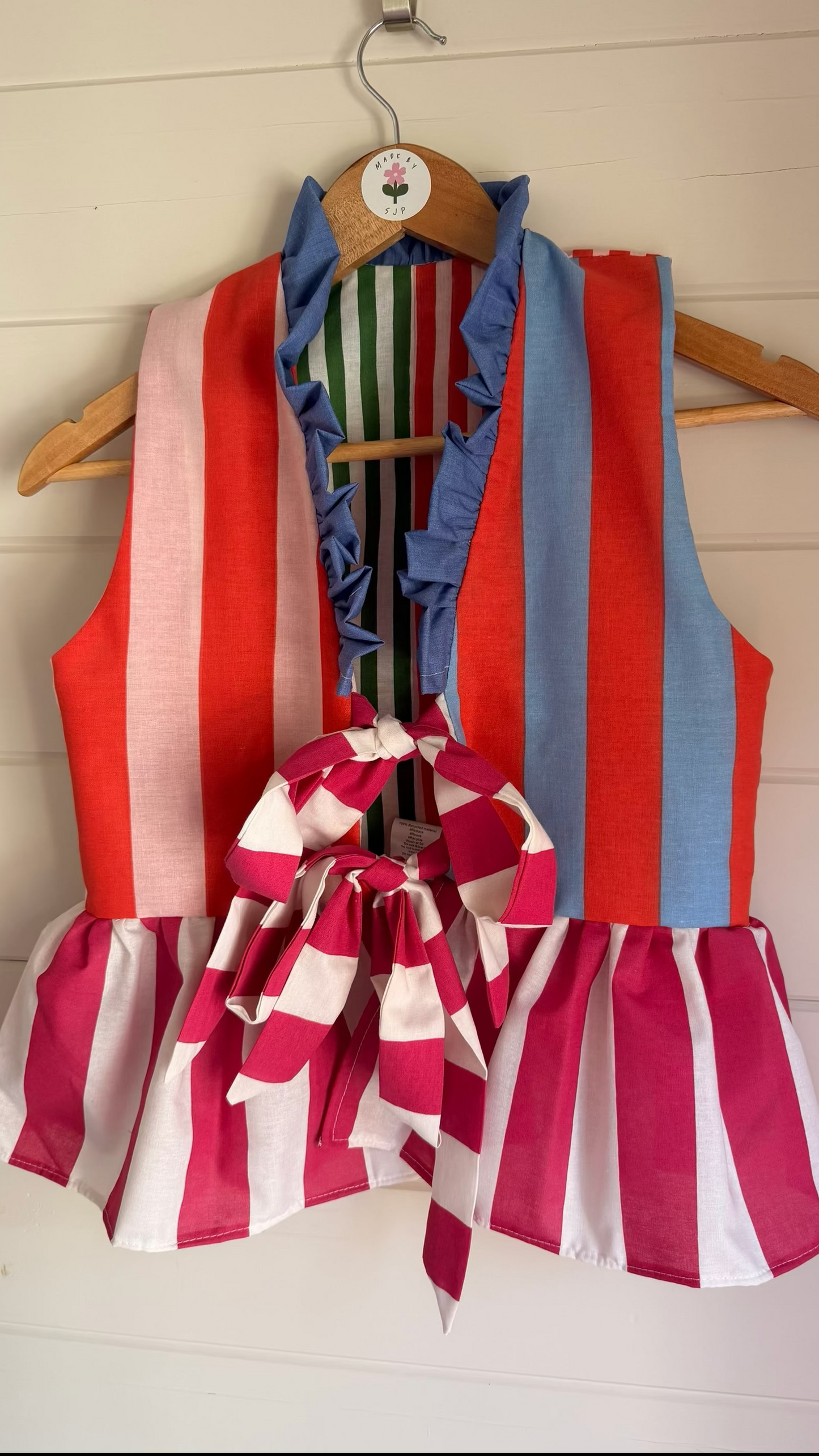 Mix and Match stripey Devizes top