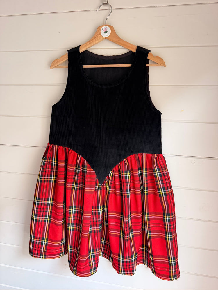 Shaftesbury Dress in size 8/10 by Made by SJP, made from preloved fabric
